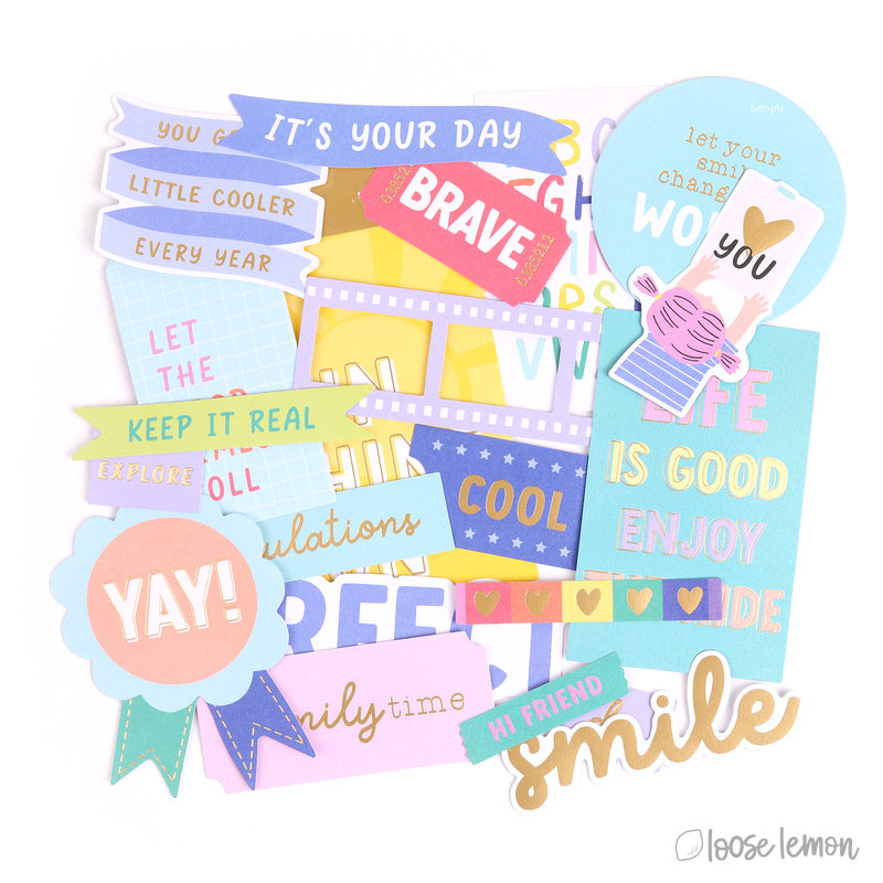 Roll With It | Diecut Sentiments (152 Pieces)