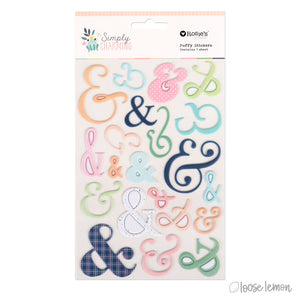 Simply Charming | Puffy Stickers Ampersands