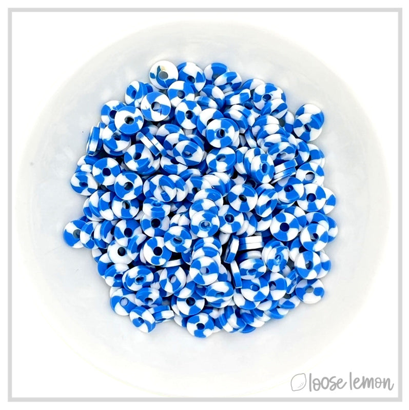 Flat Beads | Blue Candy