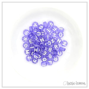 Letter Beads | Lilac