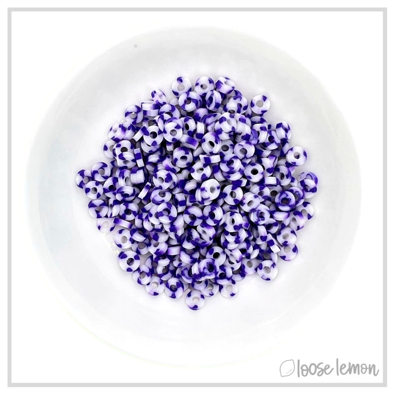 Flat Beads | Glow Purple