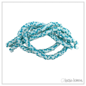 Flat Beads | Glow Teal