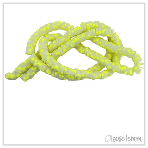 Flat Beads | Glow Yellow