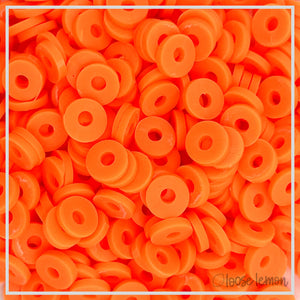 Flat Beads | Tangerine