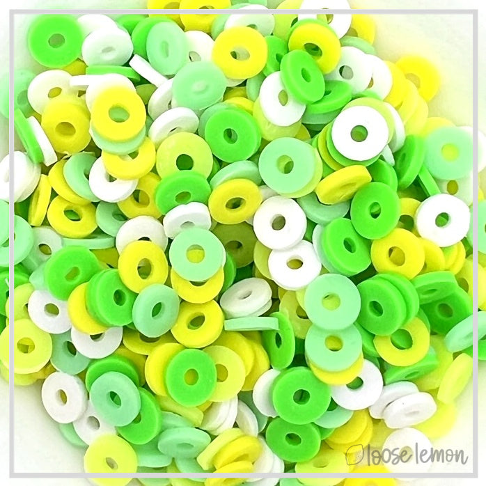 Flat Beads | Lemonade Mix (16G Jar)
