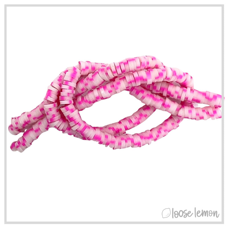 Flat Beads | Glow Dk Pink