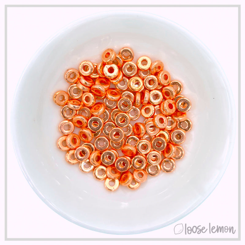 Flat Beads | Copper