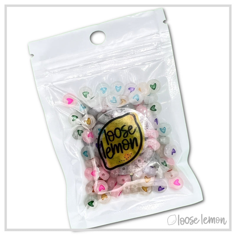 Letter Beads | Glow Hearts