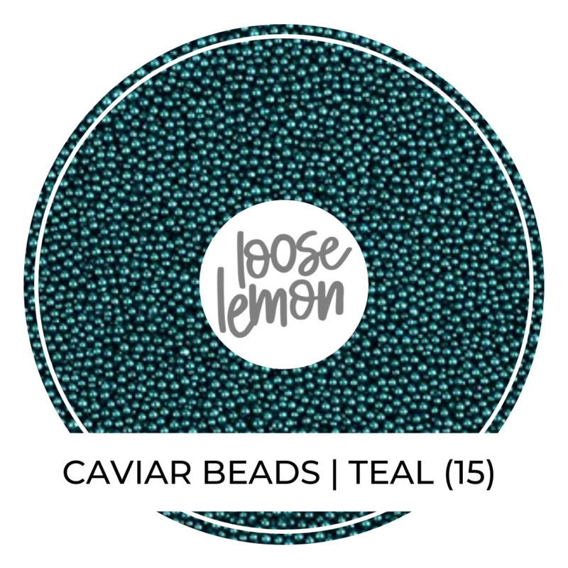 Caviar Beads | Teal (15)