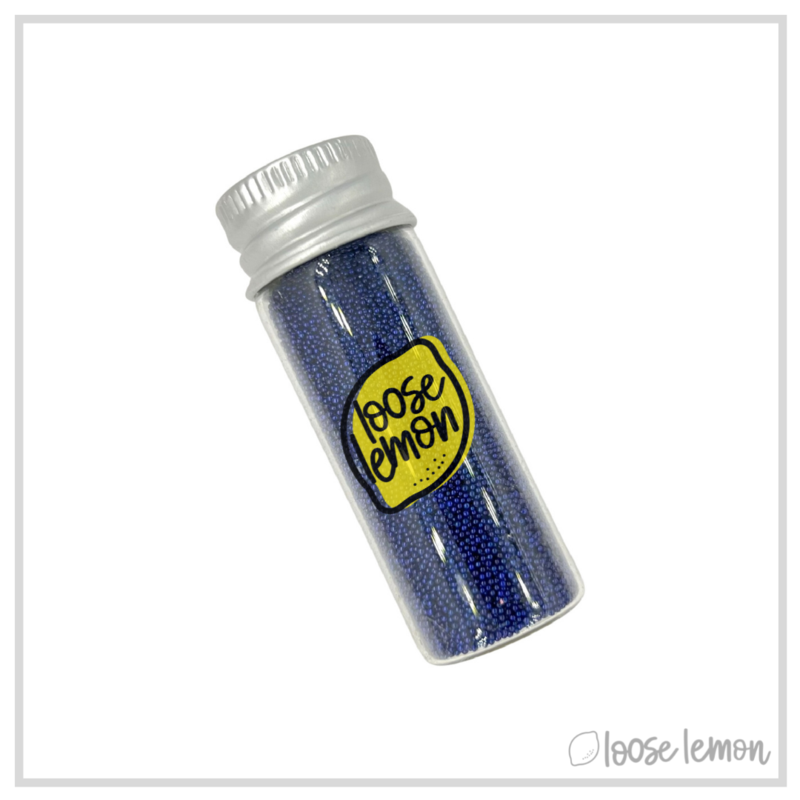 Caviar Beads | Navy (16)