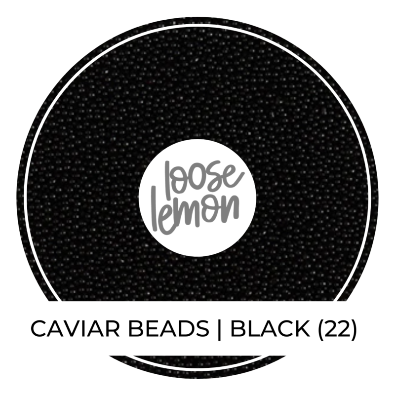 Caviar Beads | Black (22)