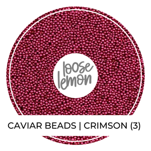 Caviar Beads | Crimson (3)