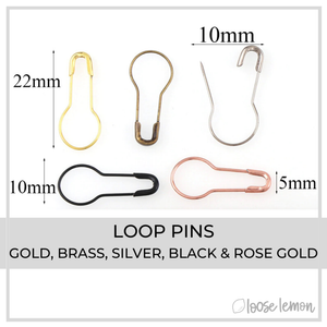 Loop Pins | Rose Gold