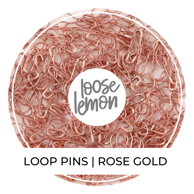 Loop Pins | Rose Gold