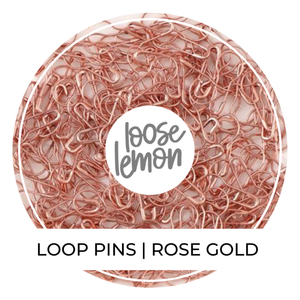 Loop Pins | Rose Gold