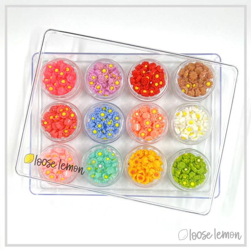 Mini Resin Flowers  | Mixed Box