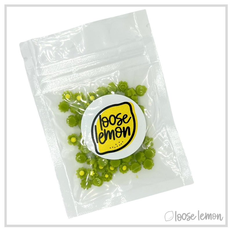 Mini Resin Flowers  | Lawn