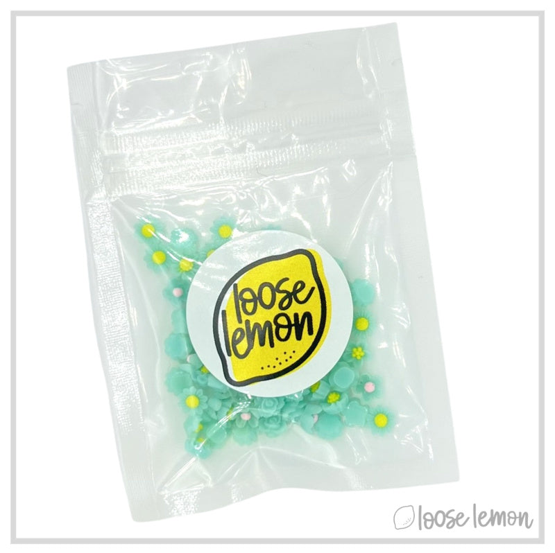Mini Resin Flowers  | Mint