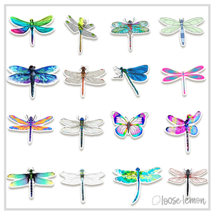 50 Sticker Set | Dragonflies