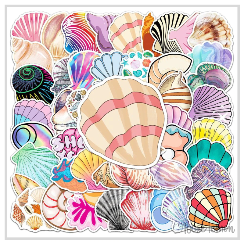 50 Sticker Set | Shells