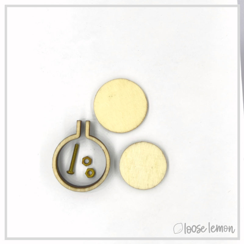 Mini Embroidery Hoop | X-Small Round