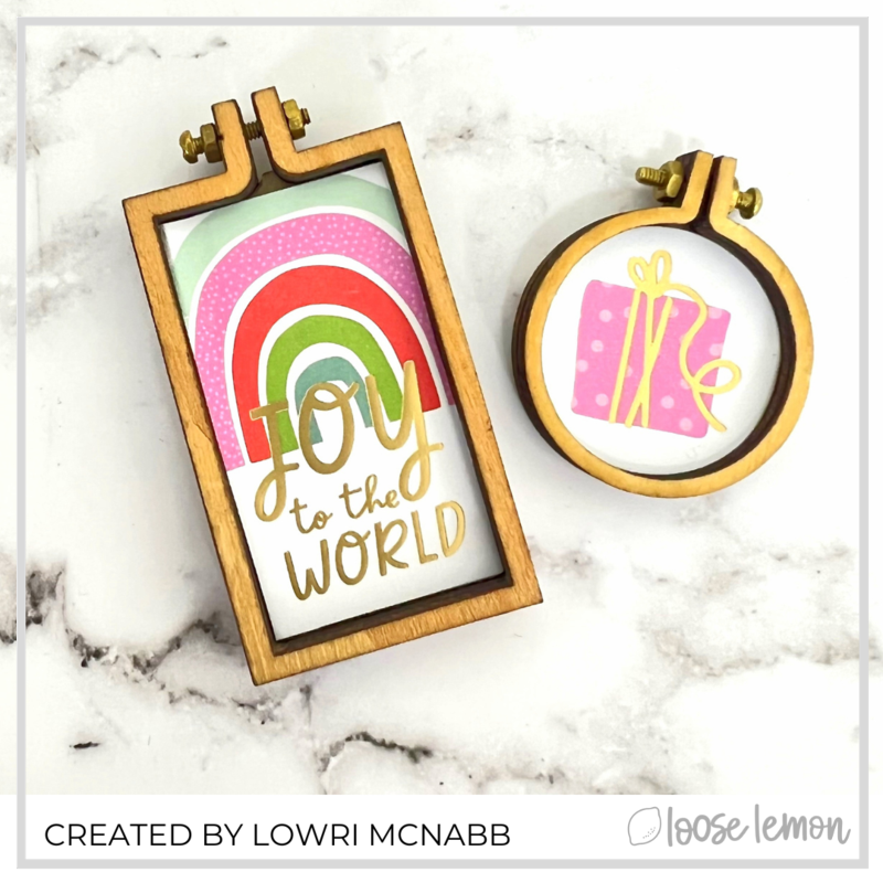 Mini Embroidery Hoop | Large Oval