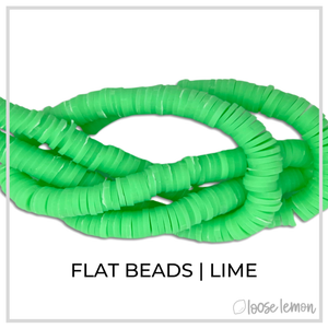 Flat Beads | Lime