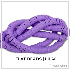 Flat Beads | Lilac