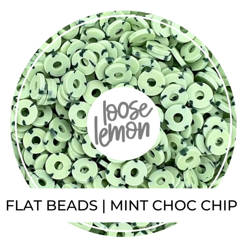Flat Beads | Mint Choc Chip