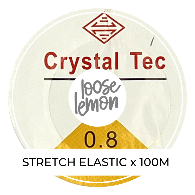 Crystal Tec 0.8Mm Elastic (100M Roll)