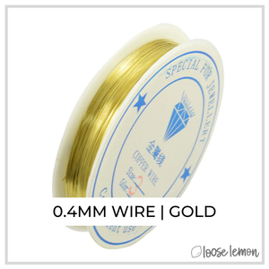 Craft Wire | Gold | 7M X 0.4Mm