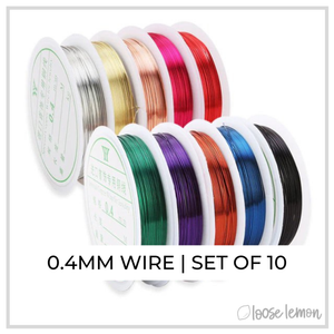 Craft Wire | Set Of 10 Colors