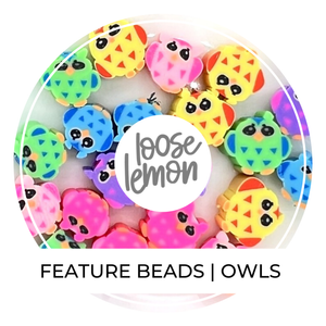 Feature Beads | Owls X 20