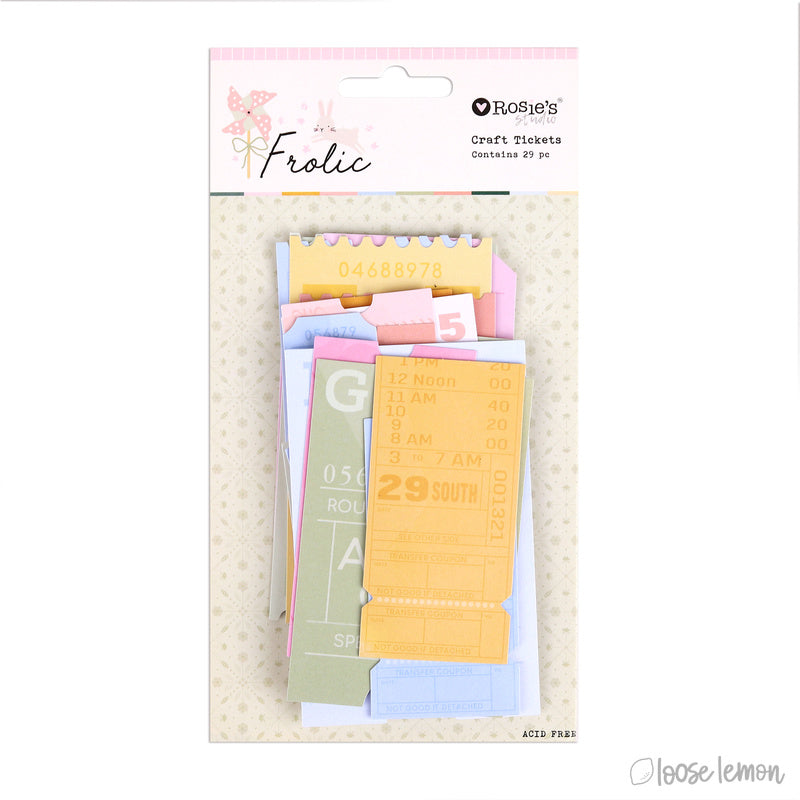 Frolic | Craft Tickets (29 Pieces)