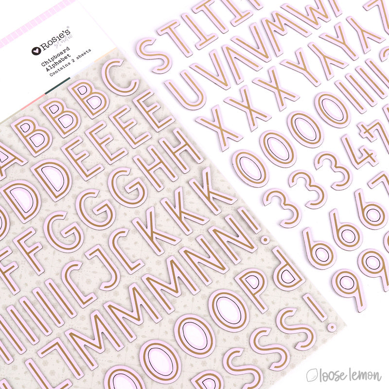 Frolic | Chipboard Alphabet