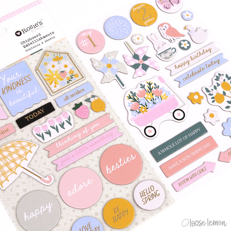 Frolic | Chipboard Embellishments