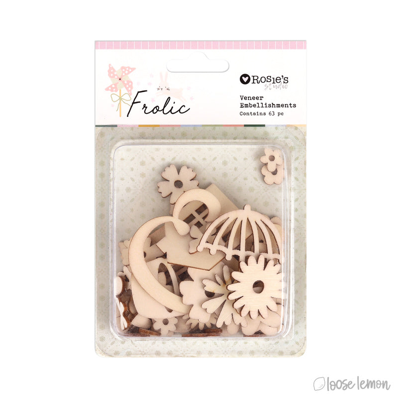 Frolic | Wood Veneer Shapes (63 Pieces)