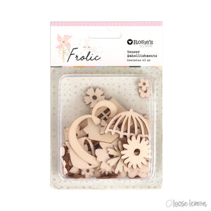Frolic | Wood Veneer Shapes (63 Pieces)