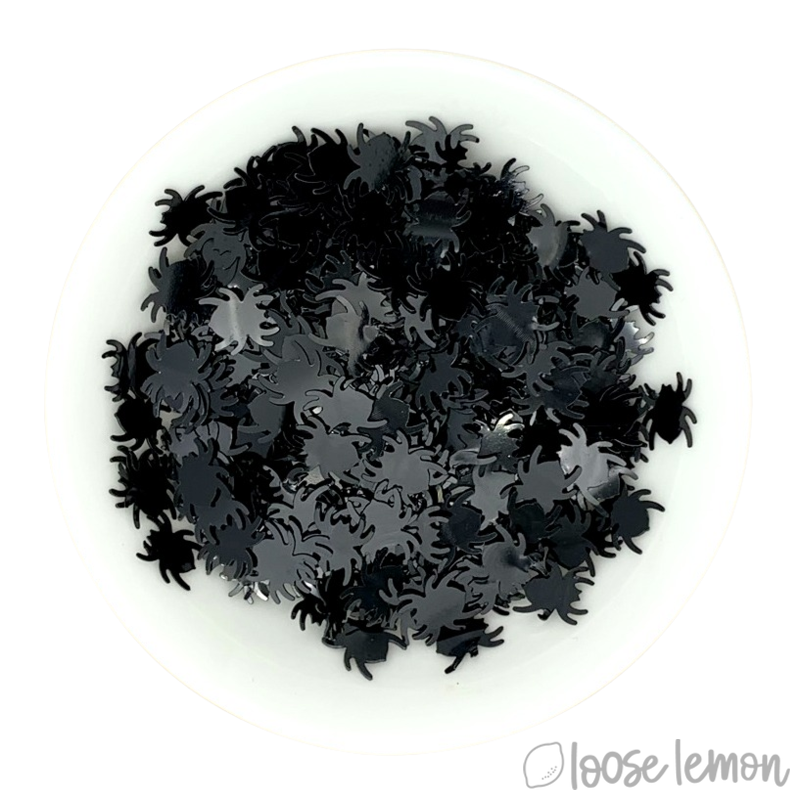 Sequins | Black Spiders