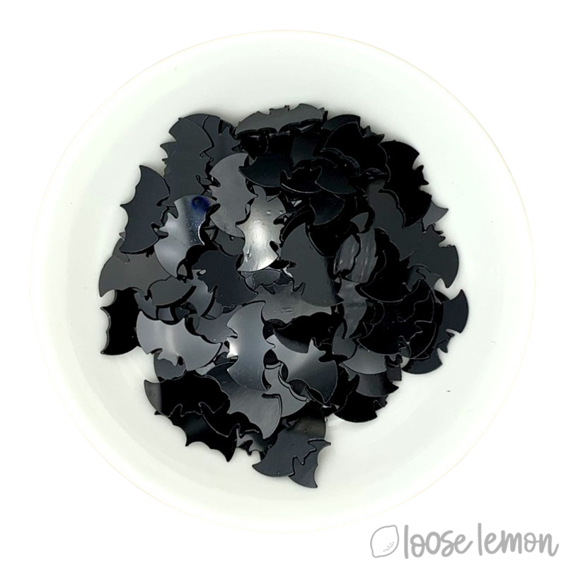 Sequins | Black Small Bats