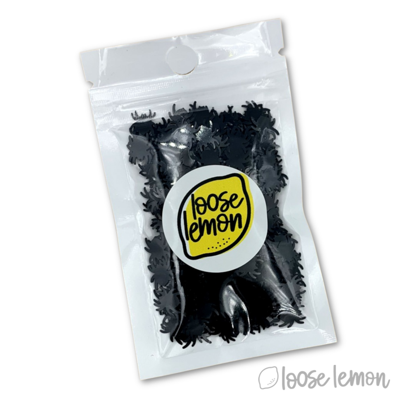 Sequins | Black Spiders