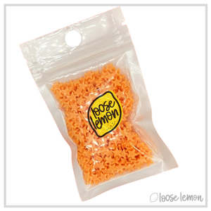 Clay Sprinkles | Orange Stars