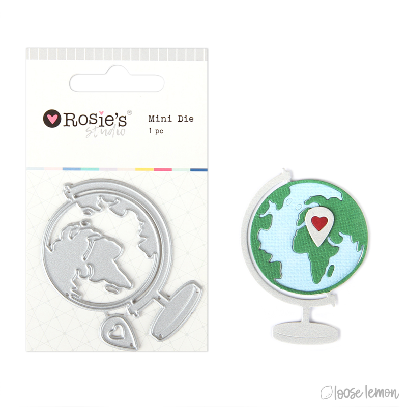 Rosie'S Studio Mini Die | Globe On Stand