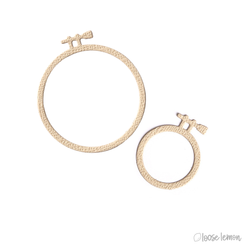 Rosie'S Studio Mini Die | Embroidery Hoop