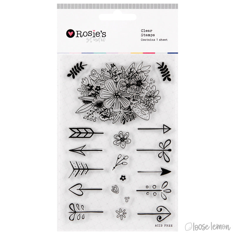 Rosie'S Studio Clear Stamps | Big Bloom