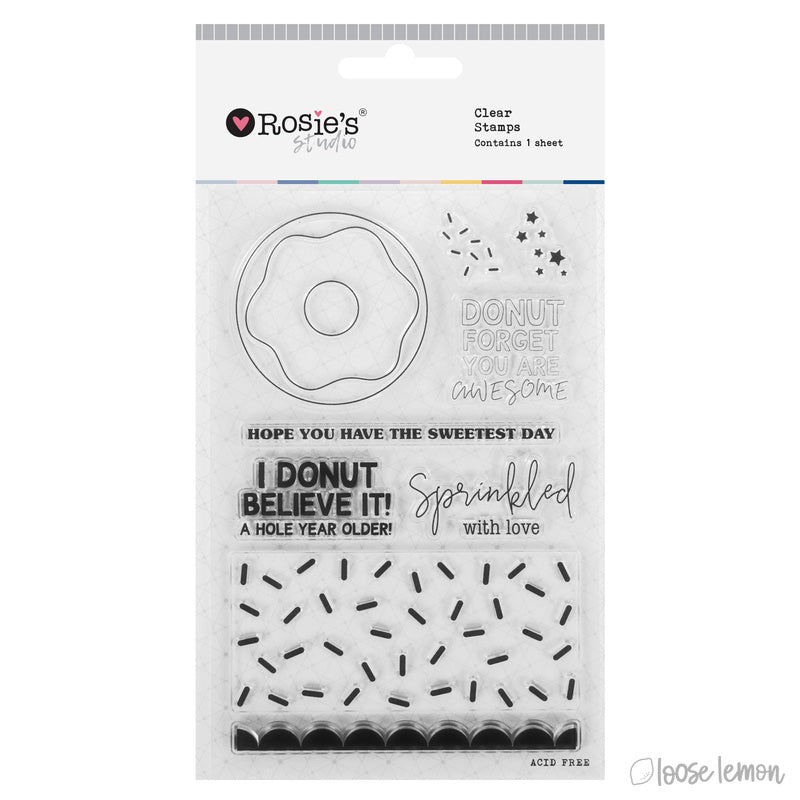 Rosie'S Studio Clear Stamps | Donut