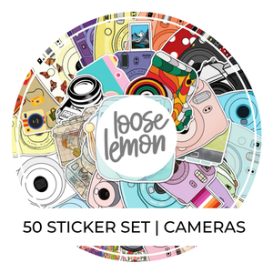 50 Sticker Set | Cameras