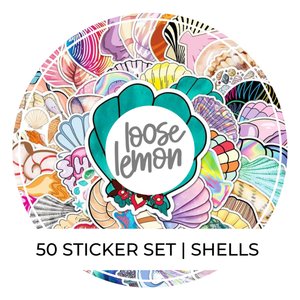 50 Sticker Set | Shells