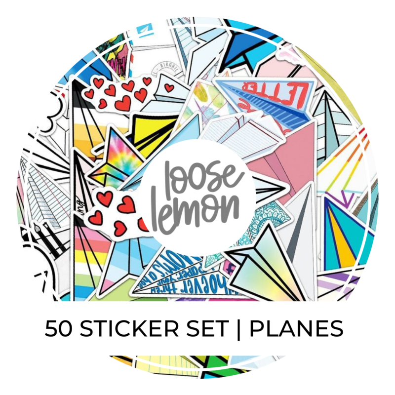 50 Sticker Set | Planes