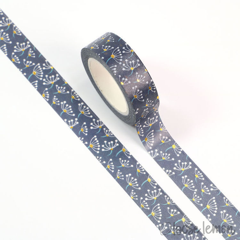 Delicate Foil Dandelion - Washi Tape (10M)